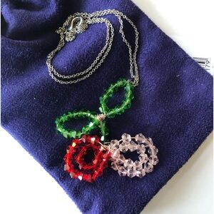 Cherry Beaded Necklace